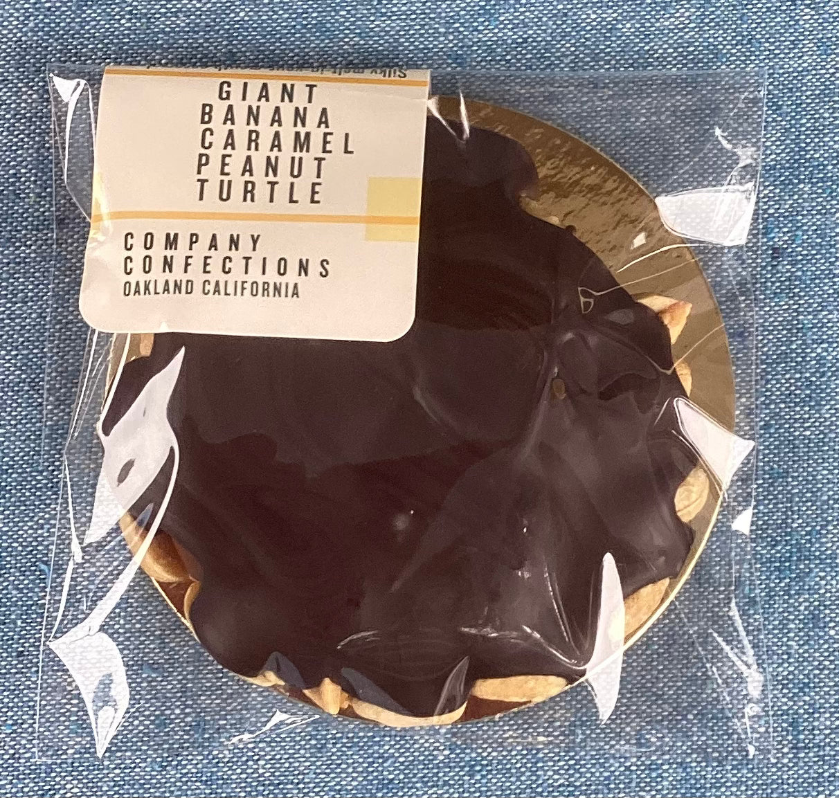 Giant Banana Caramel Peanut Turtle