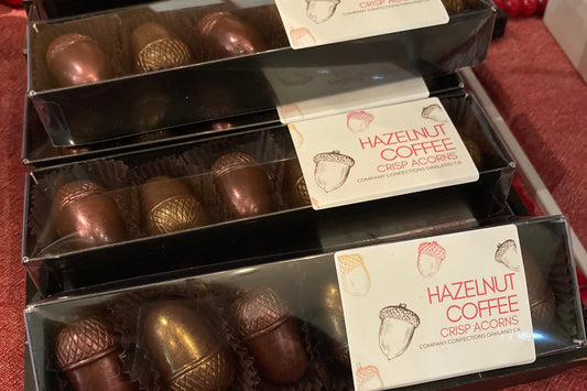 6 Piece Hazelnut Coffee Crisp Acorns