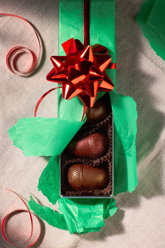 6 Piece Hazelnut Coffee Crisp Acorns