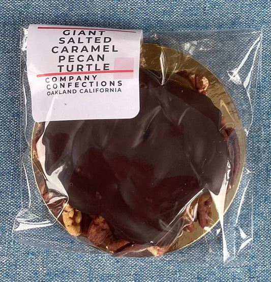 Giant Salted Caramel Pecan Turtle